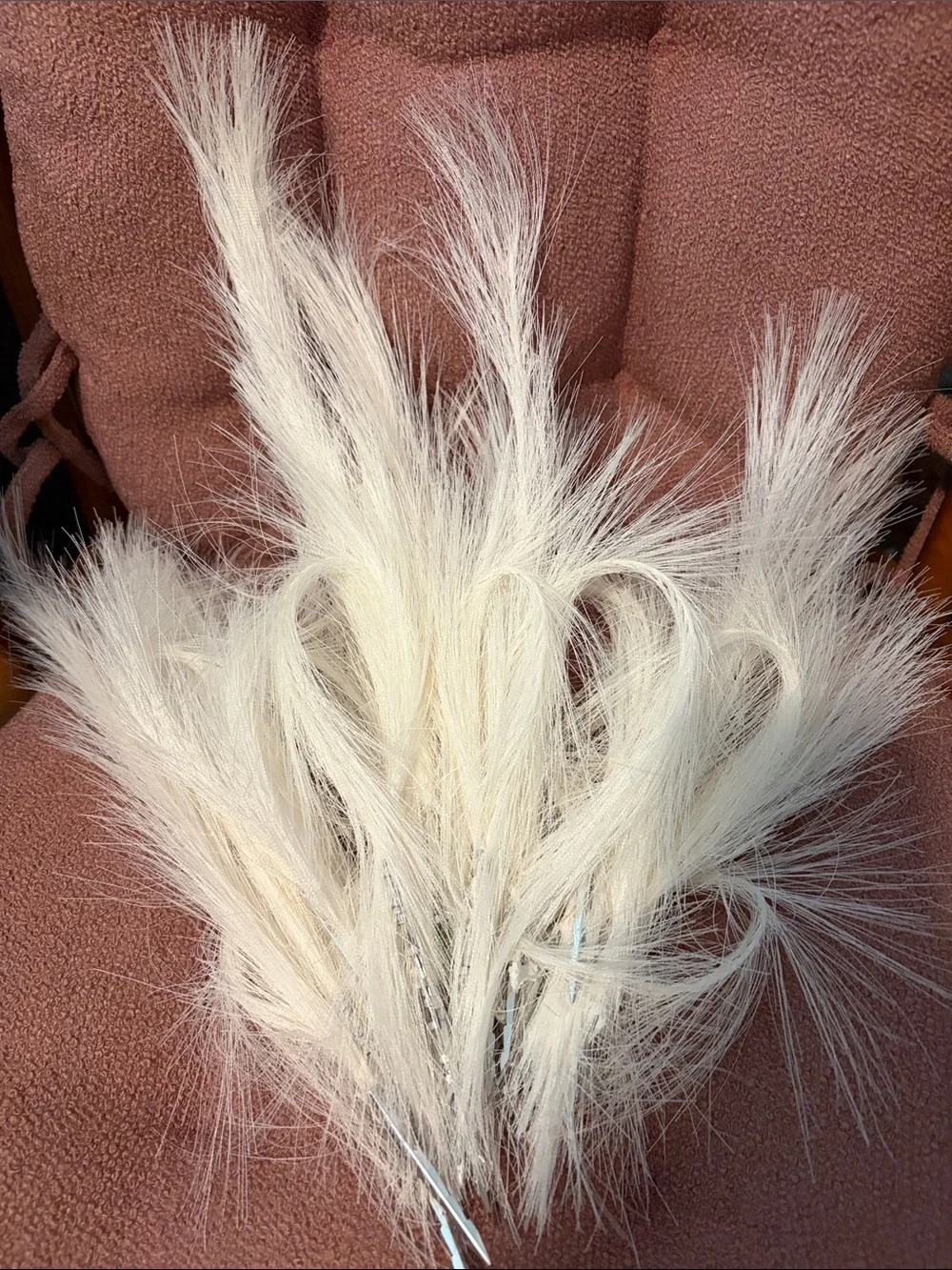 Natural Pampas Grass Stem Bundle - Ivory Decorative Accent